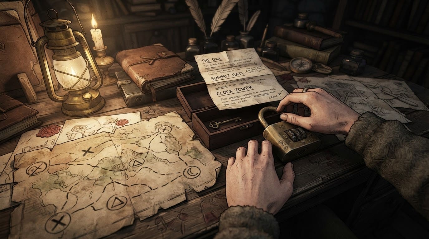 Crack the code lock chain