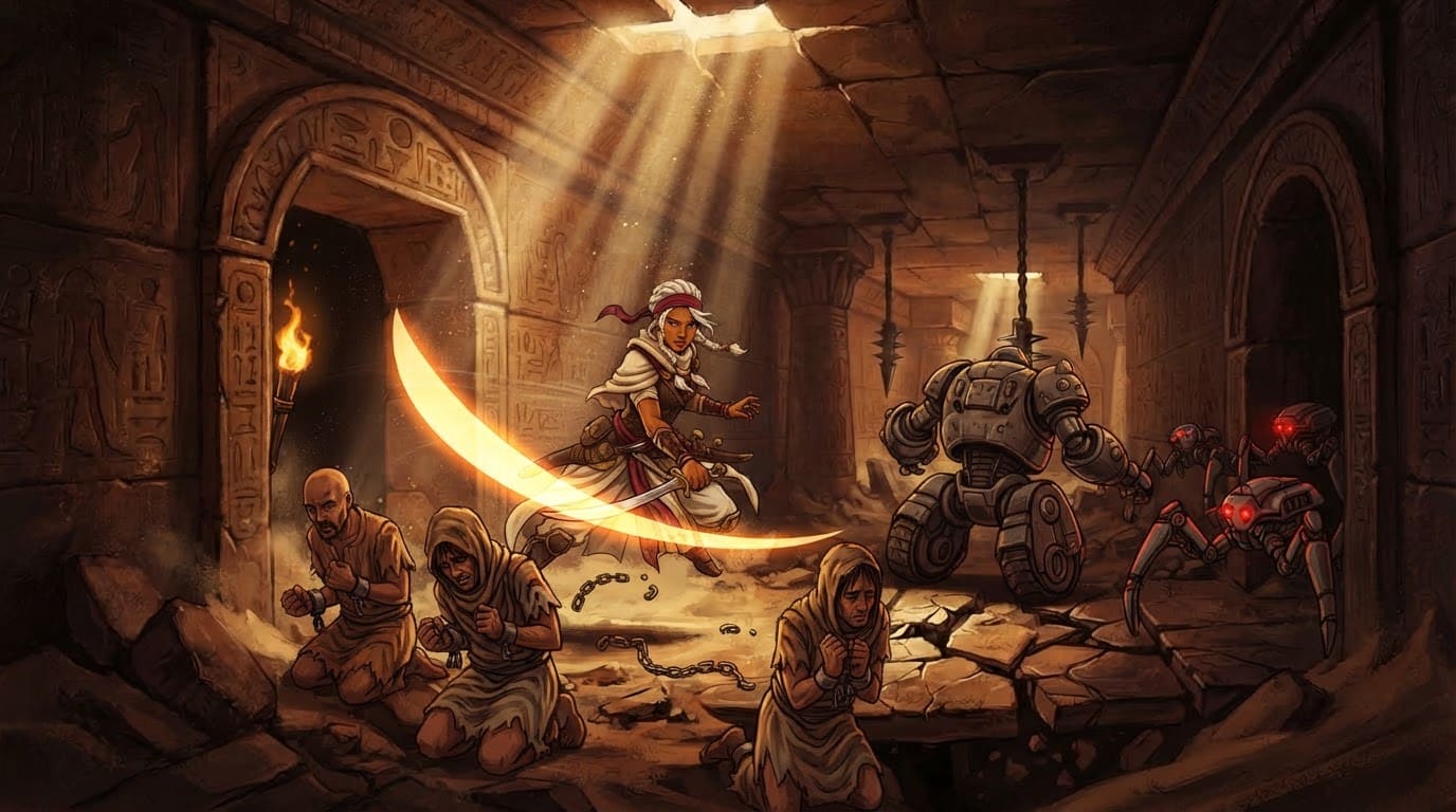نجات اسیران از ربات‌ها — Rescue from Robots