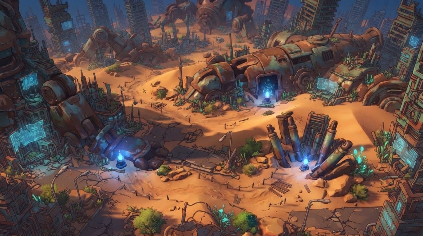 A giant mechanical desert