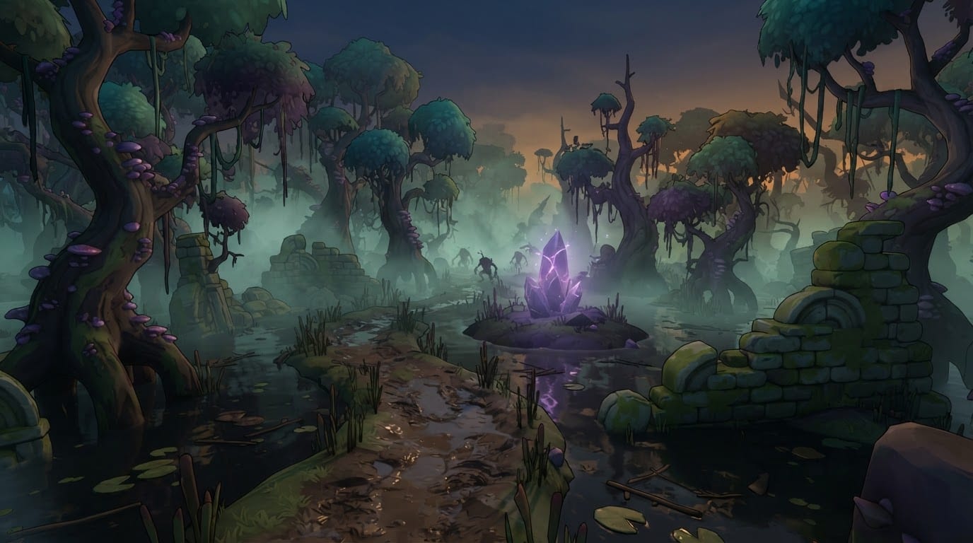 Corrupted swamp ruins