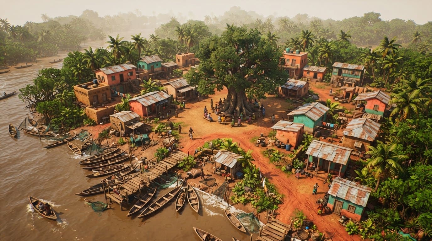 Rural Delta Village