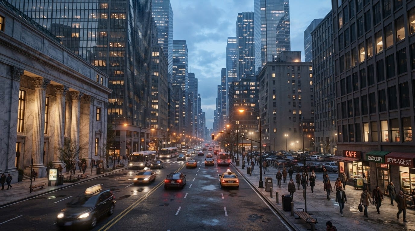 The open city downtown