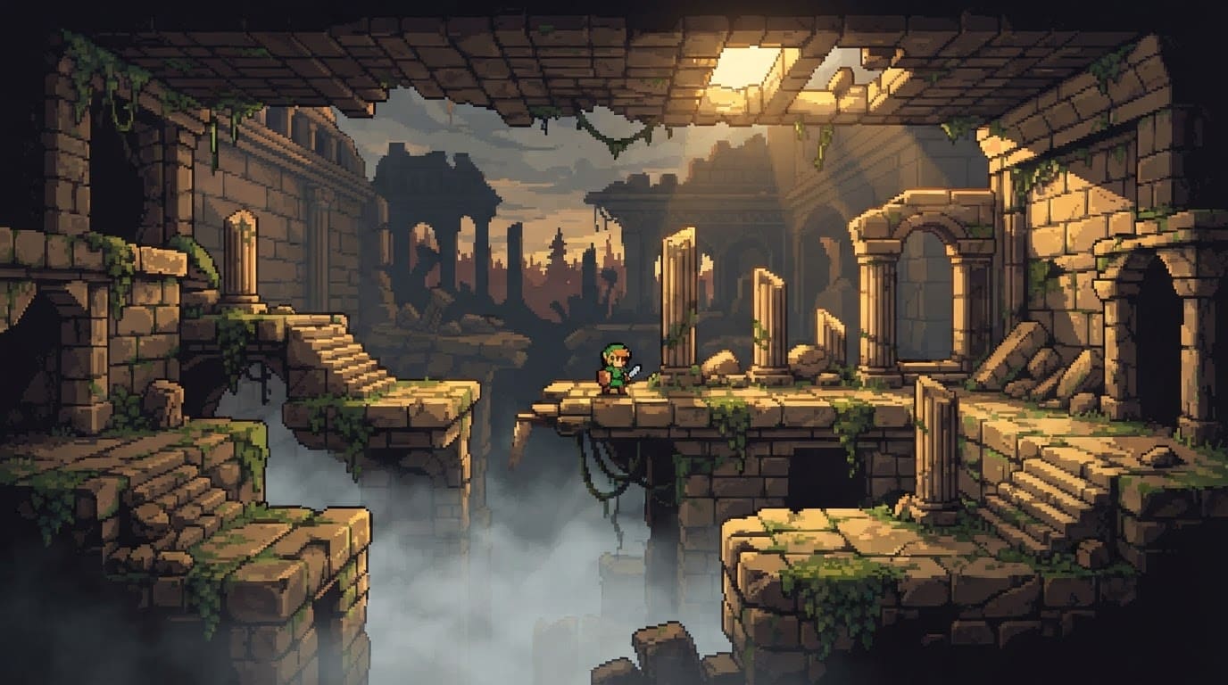 Ancient crumbling ruins