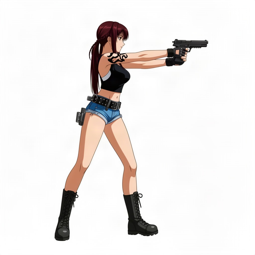 Cel Shaded Shooter Character