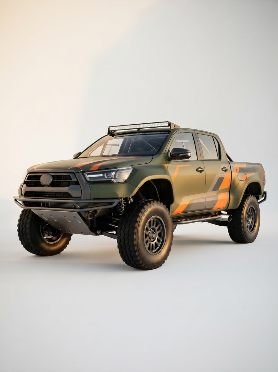 Rally-spec off-road truck