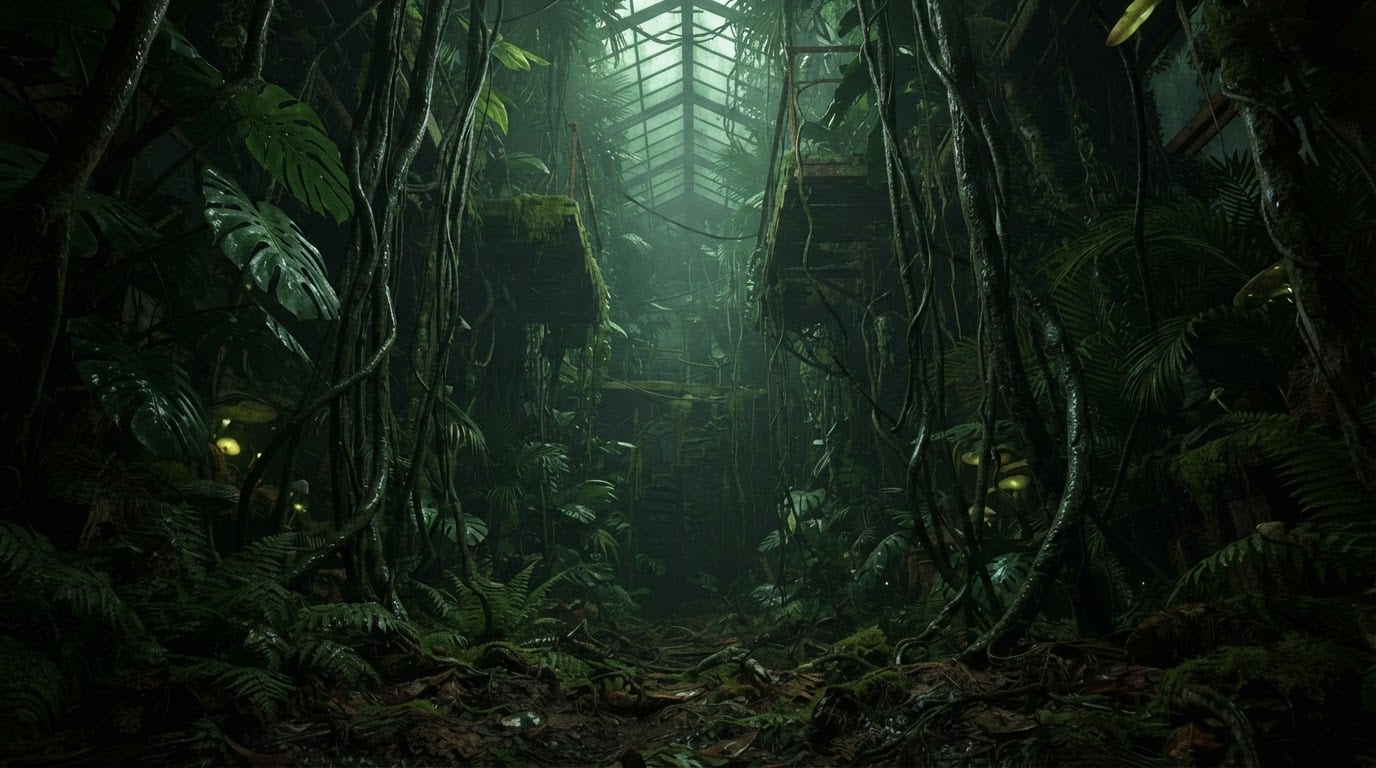 Climb through tangled corridors