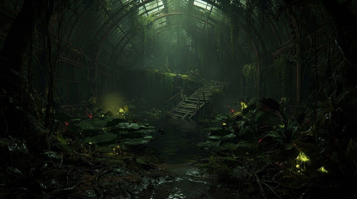 The drowned lower greenhouse