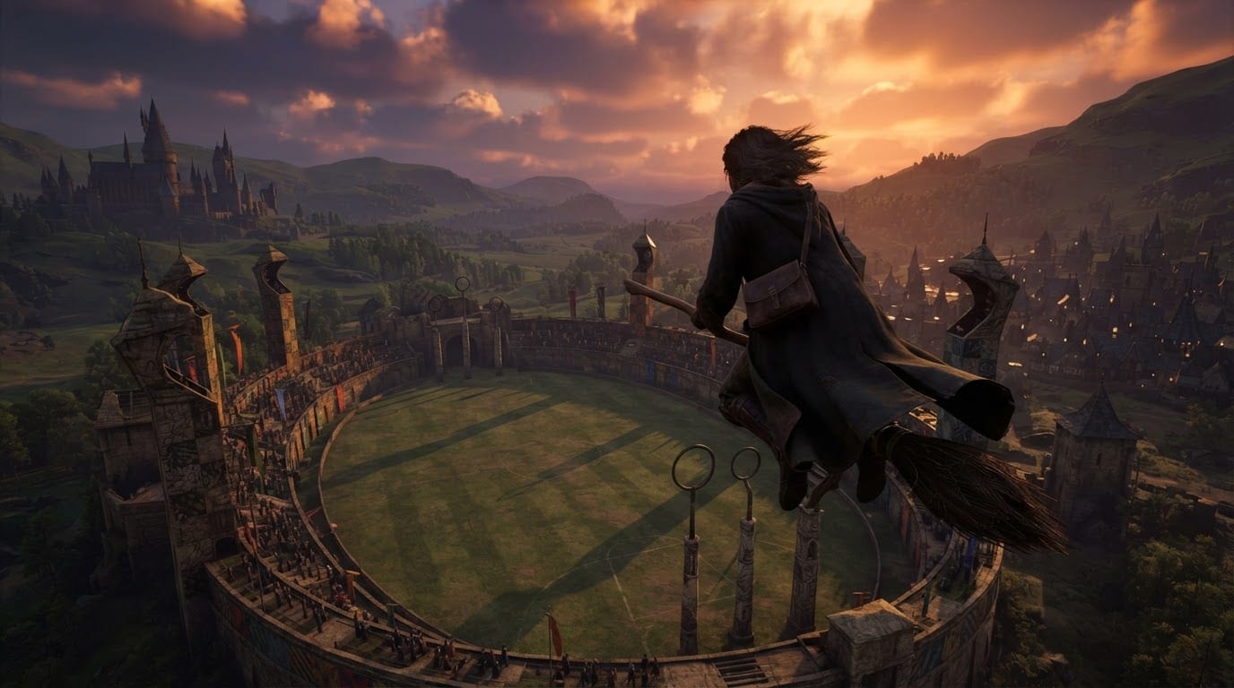 Sky Rush Pitch at Sunset