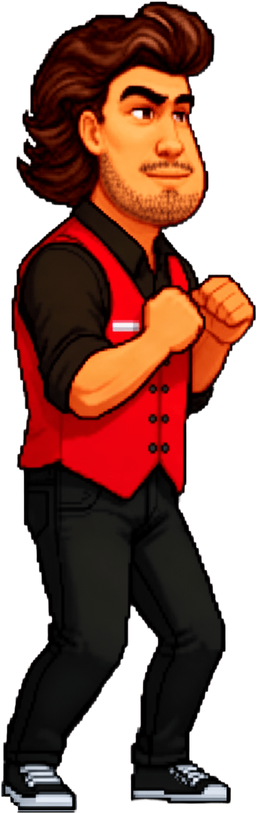 Pixel Boxer Idle Pose