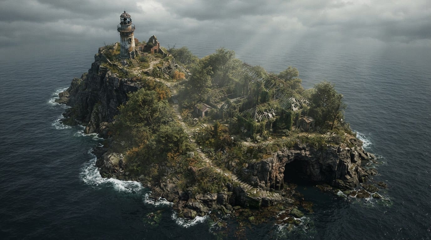 Explore a forgotten island