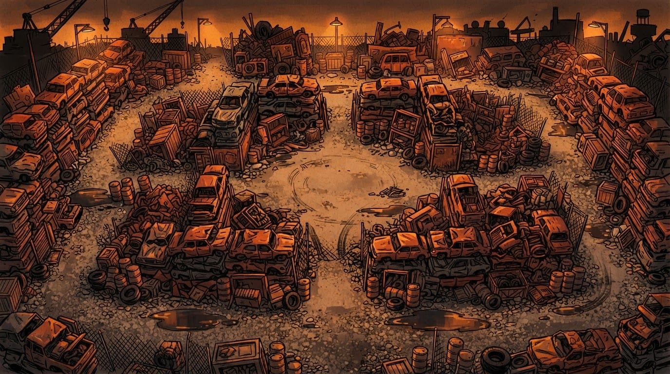 Rusted Salvage Yard