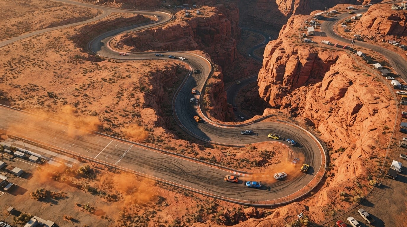 Desert canyon high-speed circuit
