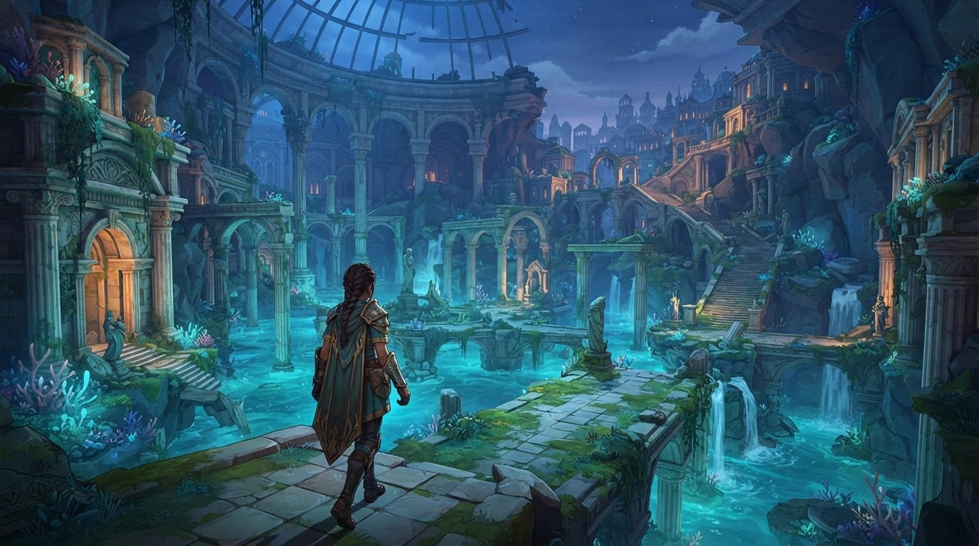 The sunken capital city
