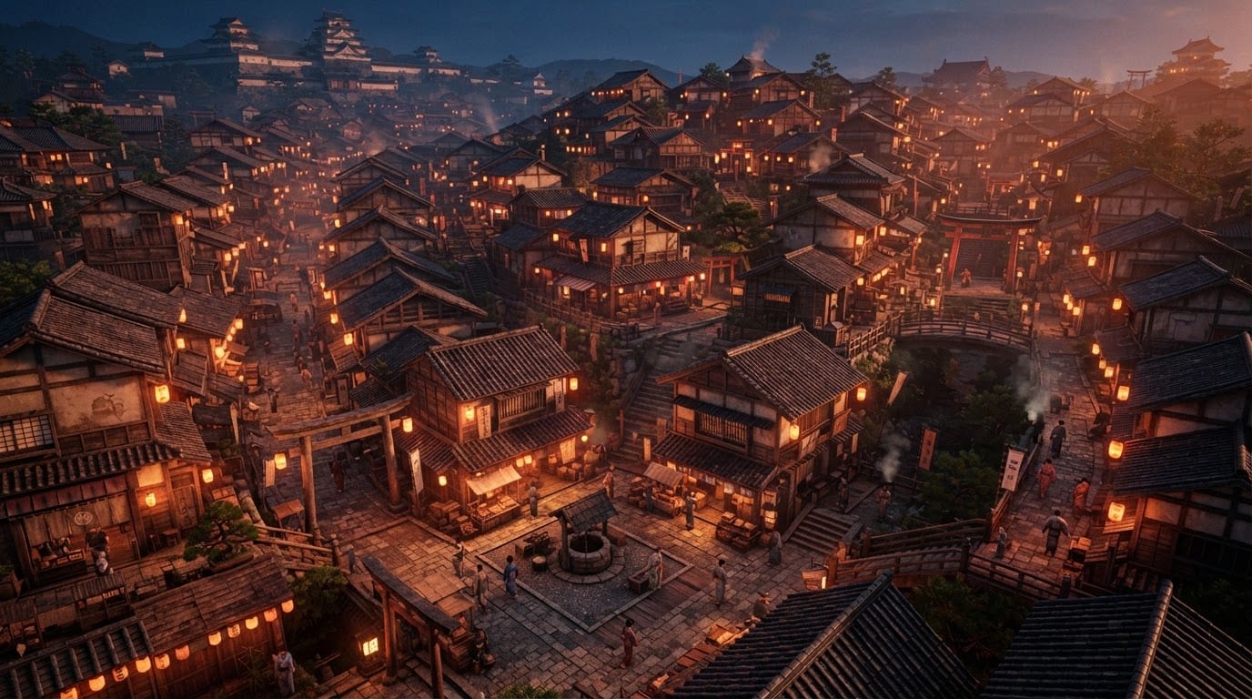 Feudal Town Market District