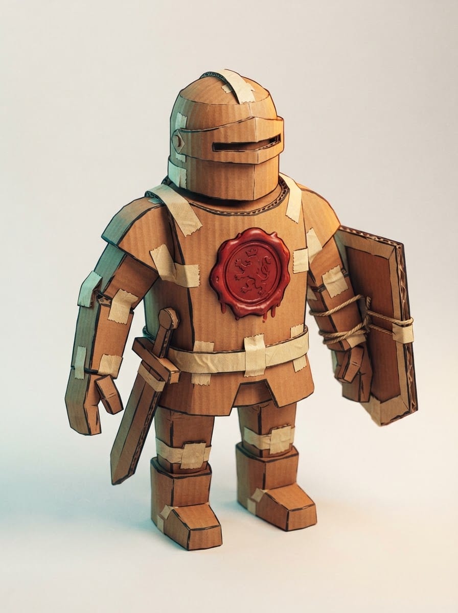 Rook the Cardboard Knight