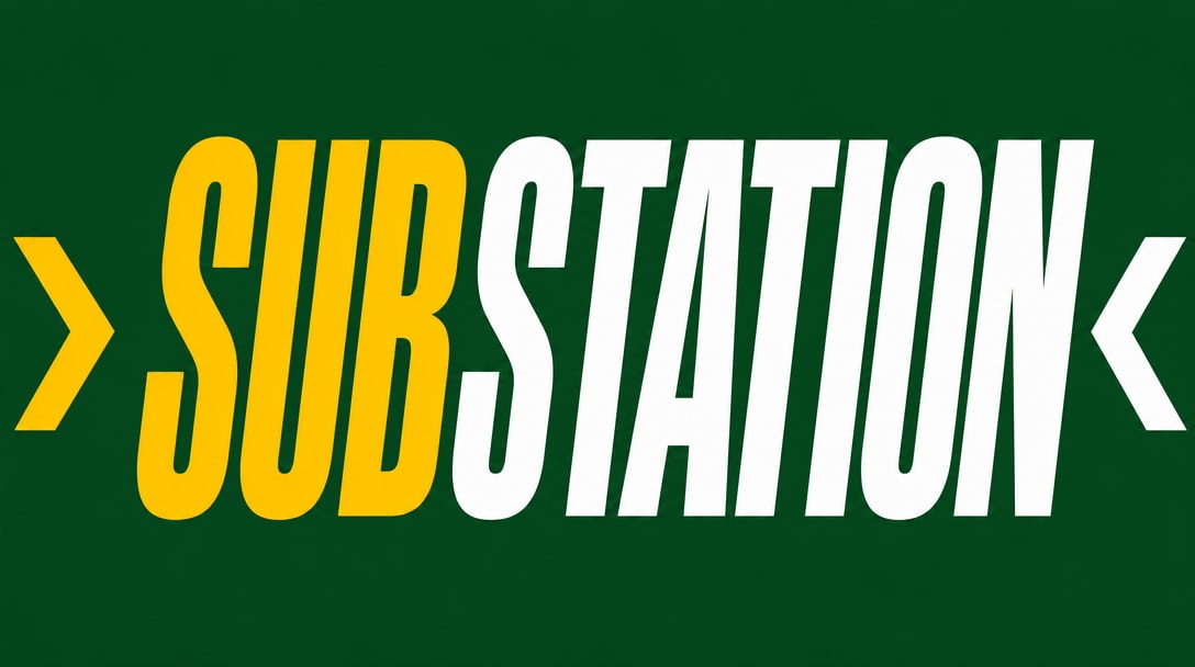 Substation sandwich bar fascia sign
