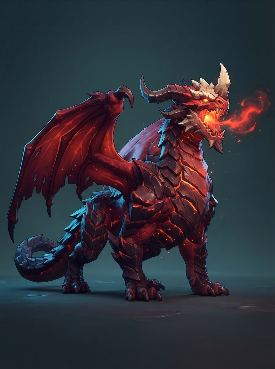 The fire-breathing dragon