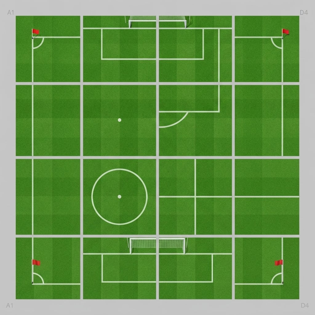 Soccer pitch marking