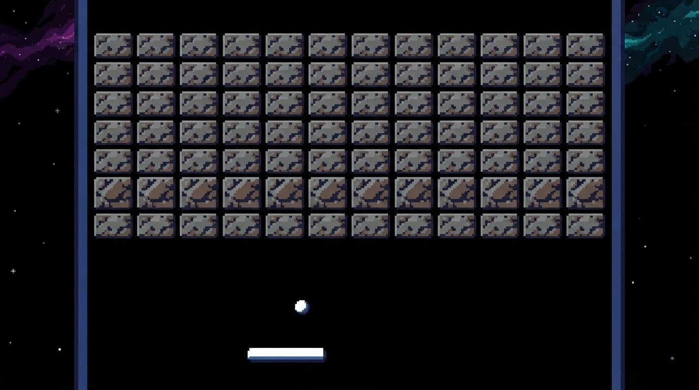 Deep space asteroid field