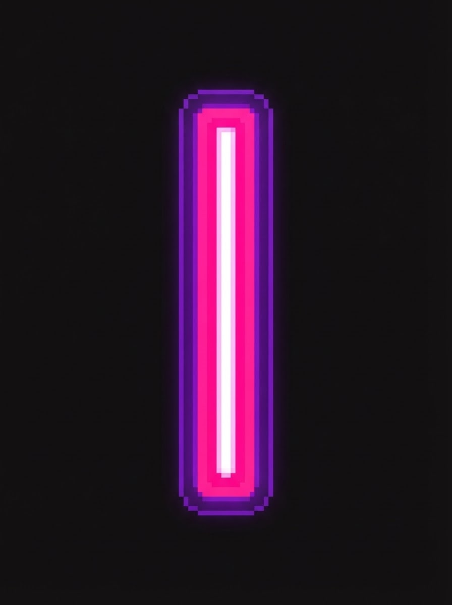 The neon tube paddle