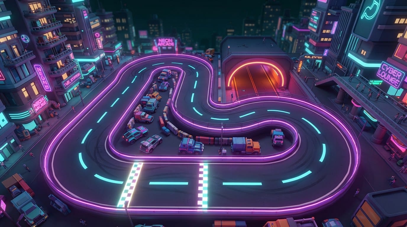 Neon City Underpass