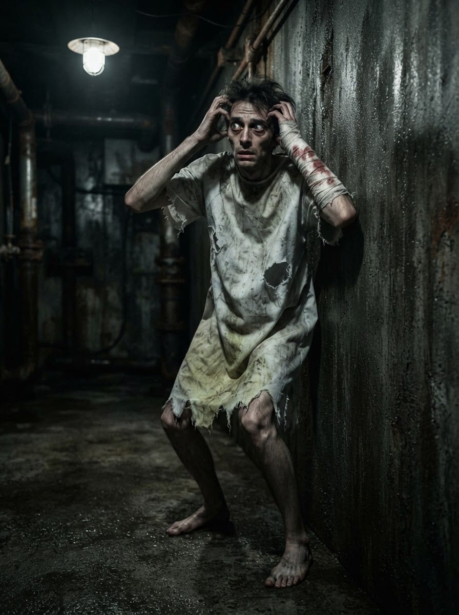 A lucid patient escaping