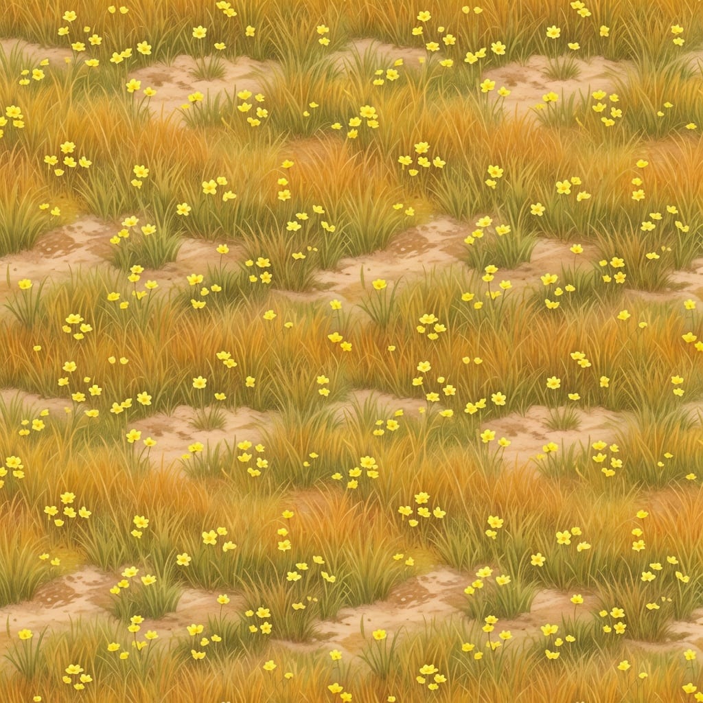 Summer Meadow Ground Texture