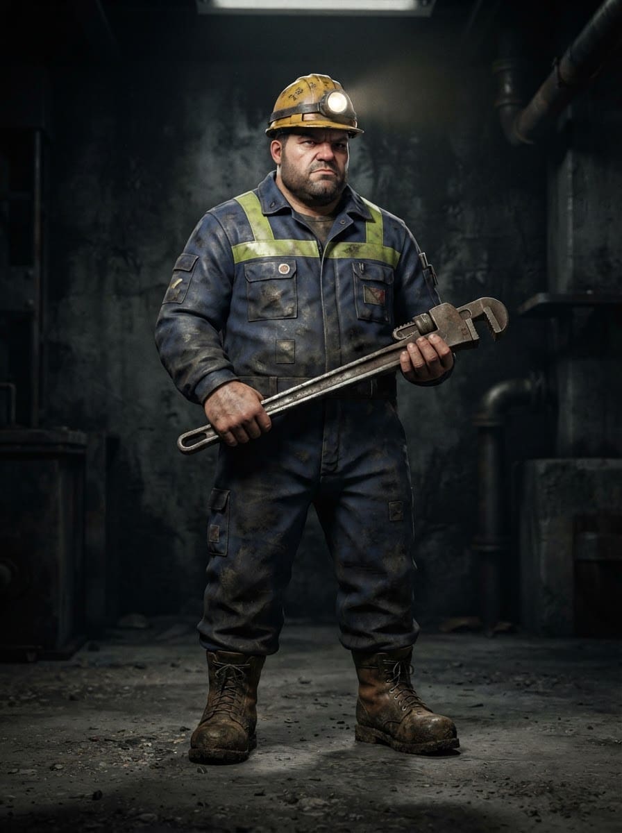 Lost maintenance worker