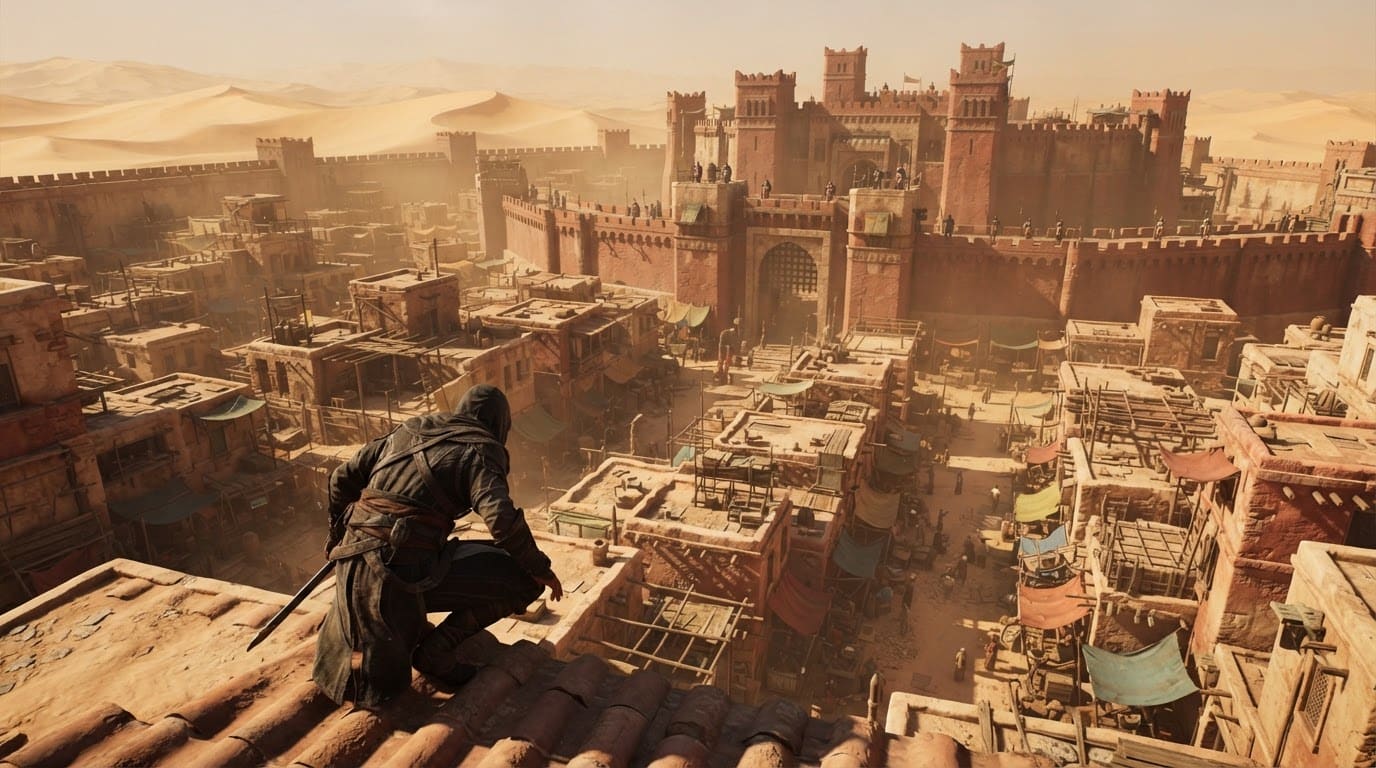 The Crimson Kingdom Desert Fortress