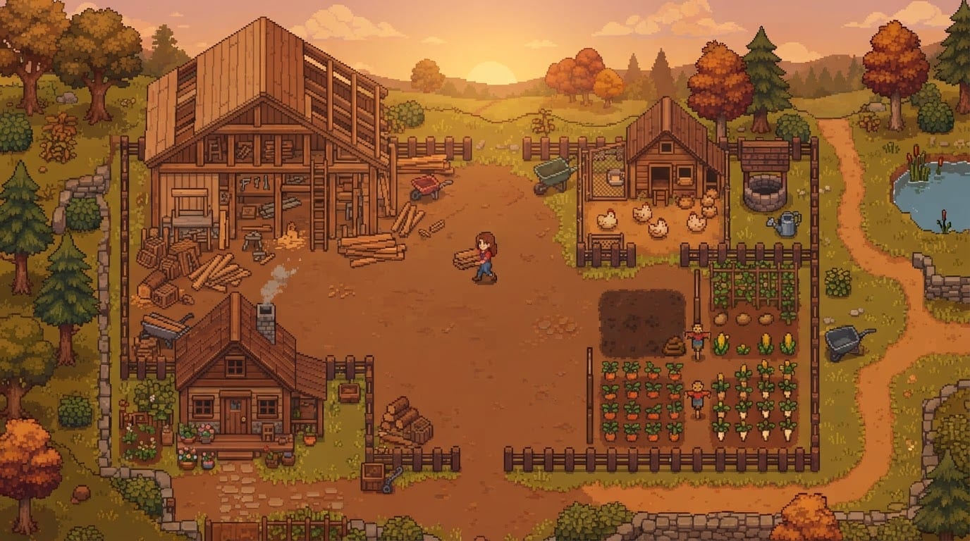 Construye y expande tu granja