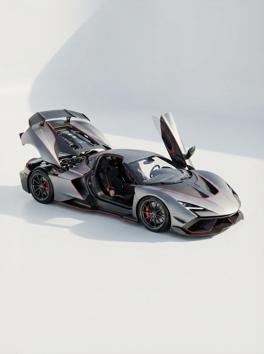 A high-tech European hypercar