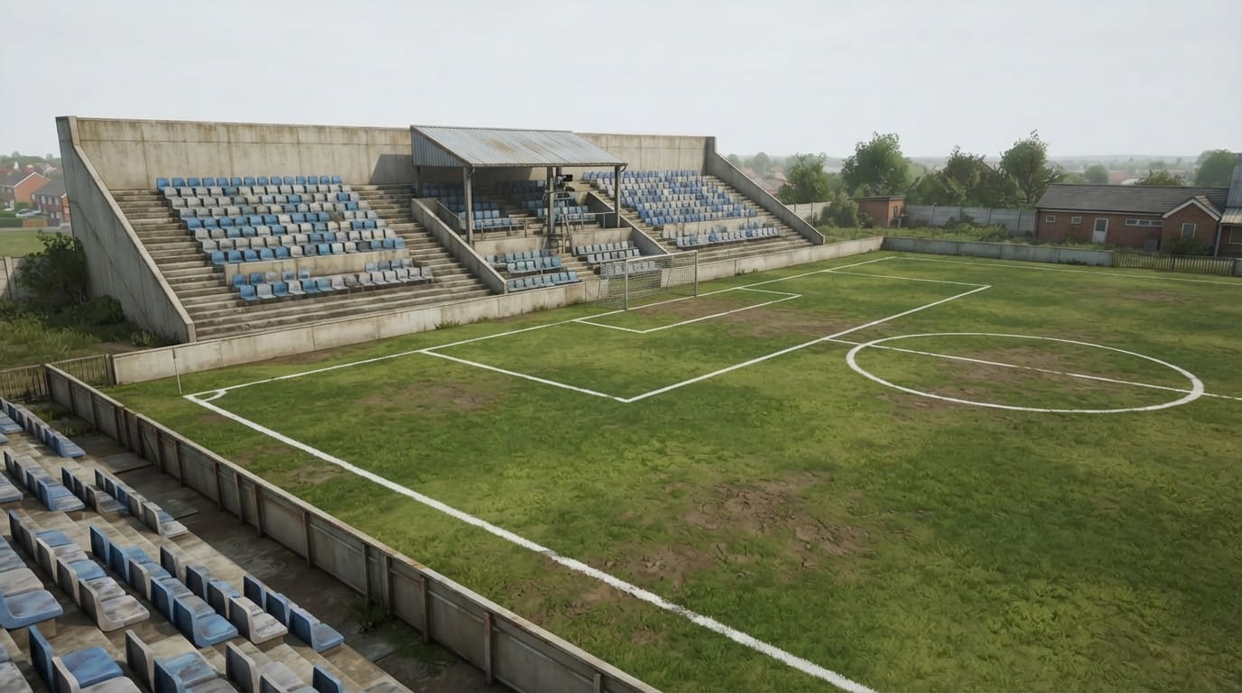 Estádio municipal vazio