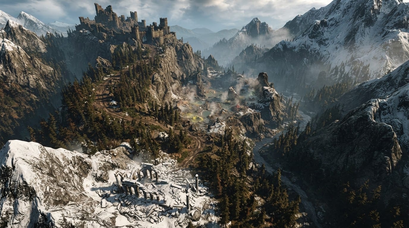 The Ashveil mountain range