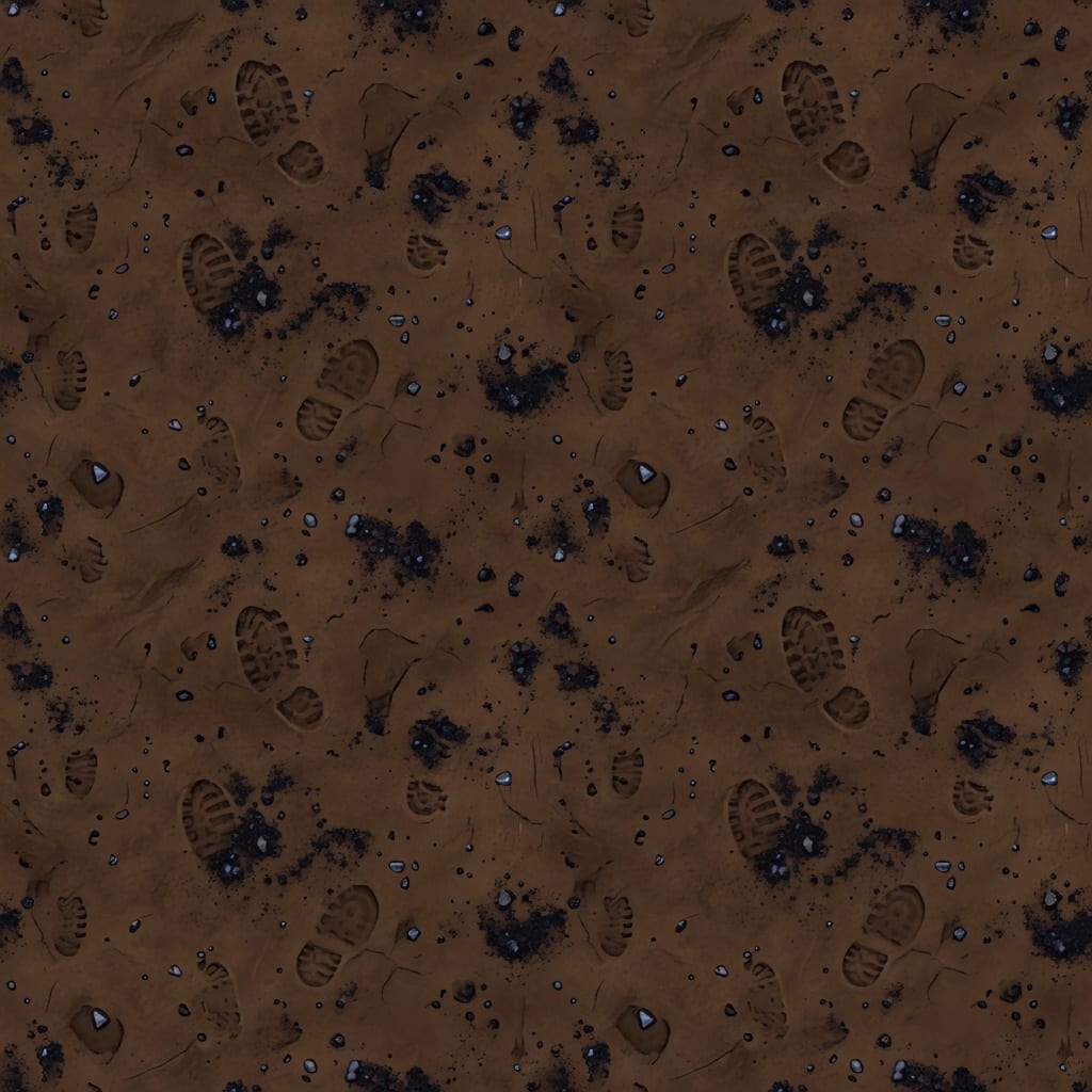 Packed Dirt Mine Floor - Seamless 1024