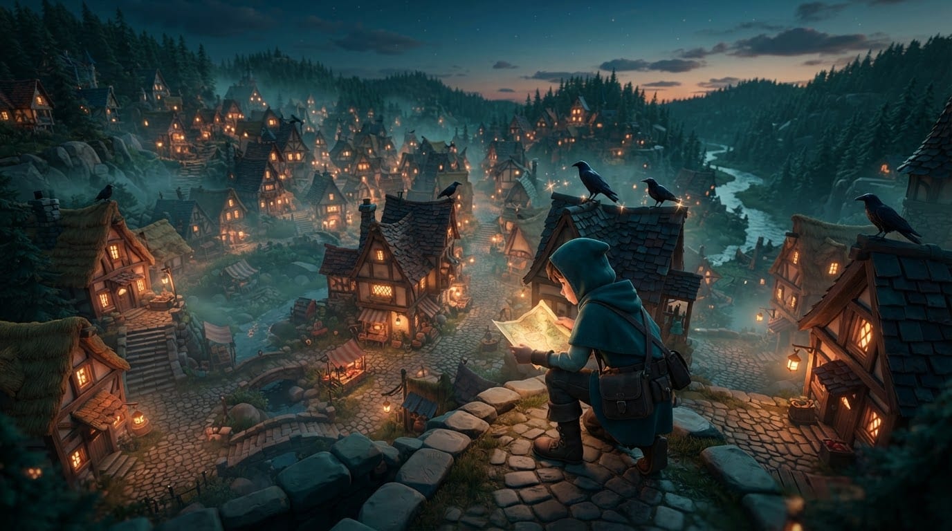 Decode the living village map