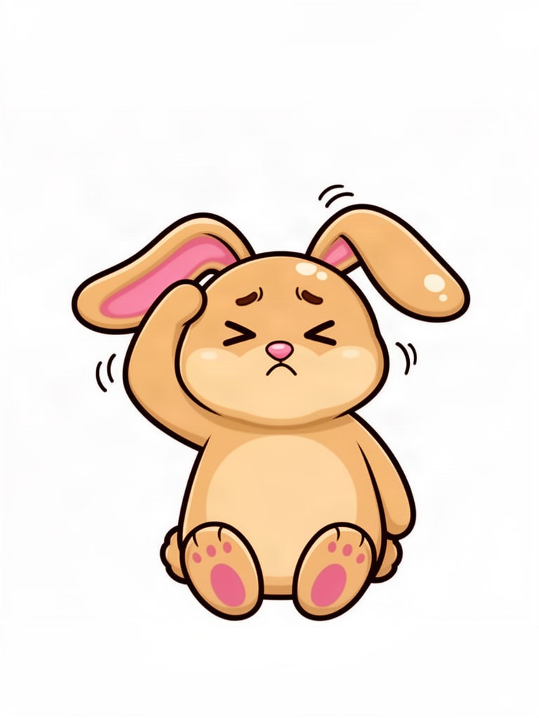 iris bunny-hurt (flux-2)