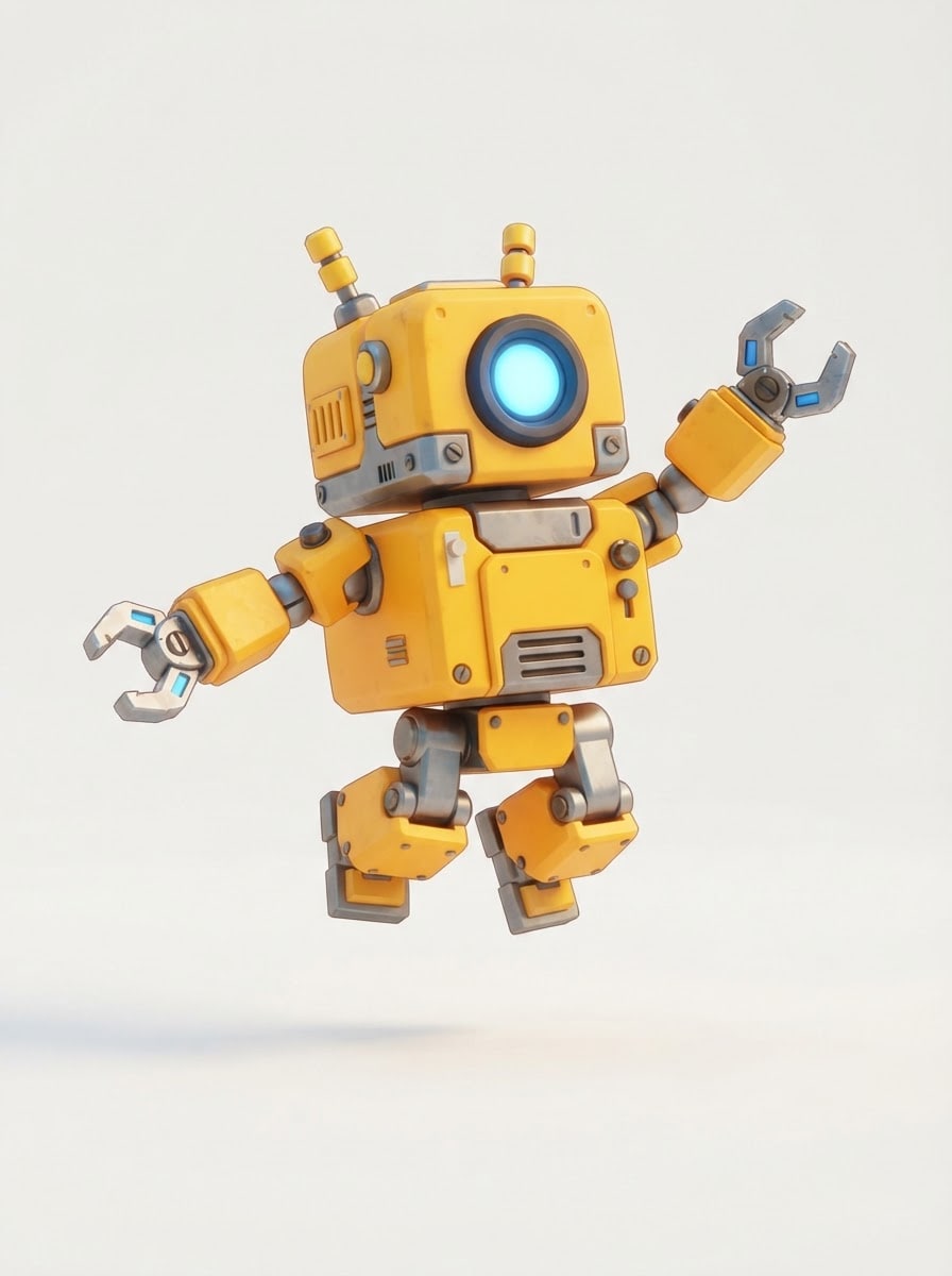 A tiny robot builder