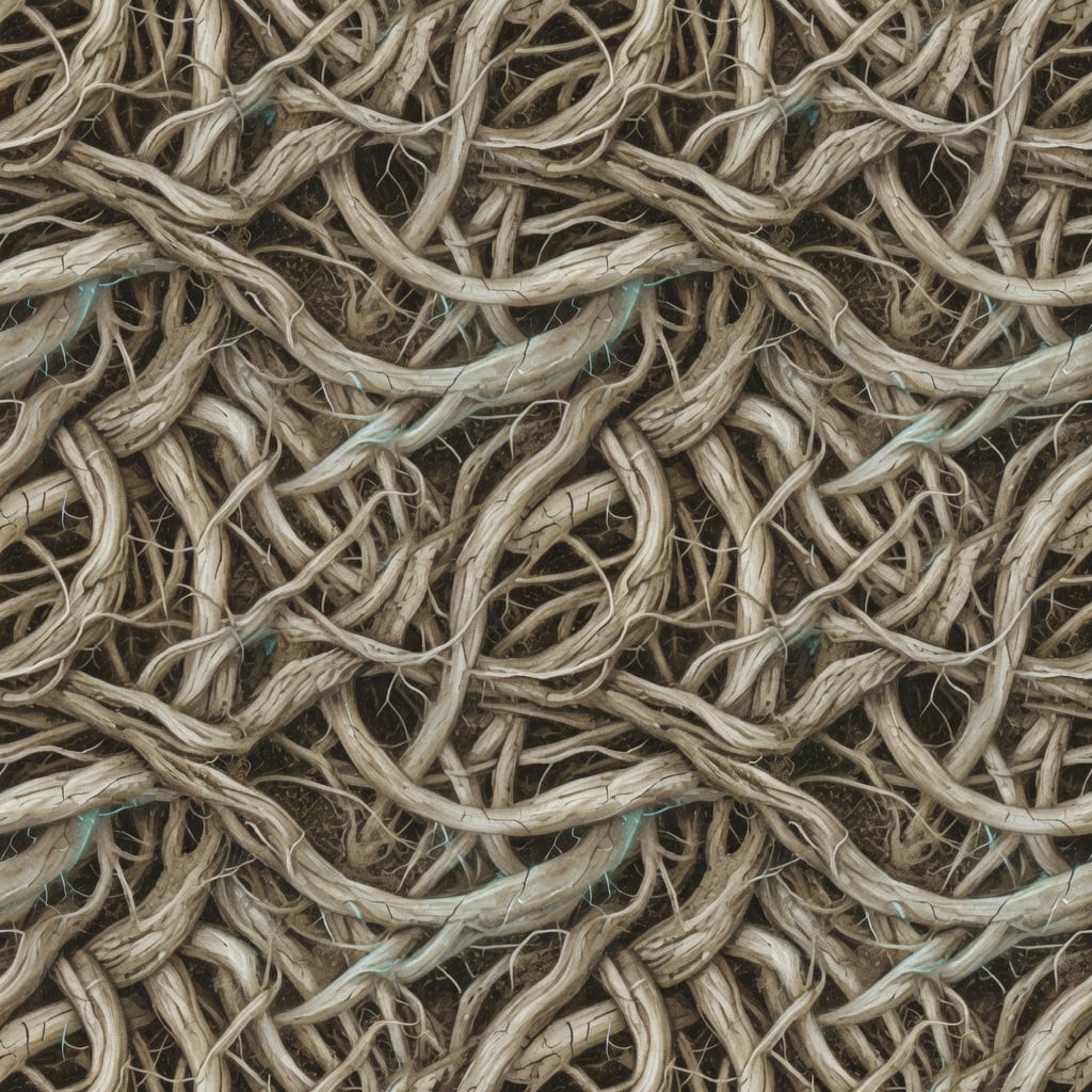 Root Bark Seamless Texture