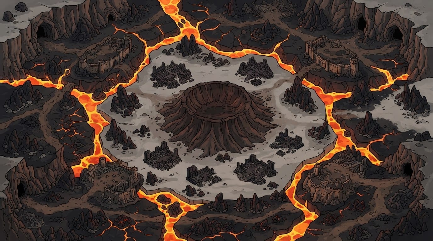 The Shattered Ember Wastes