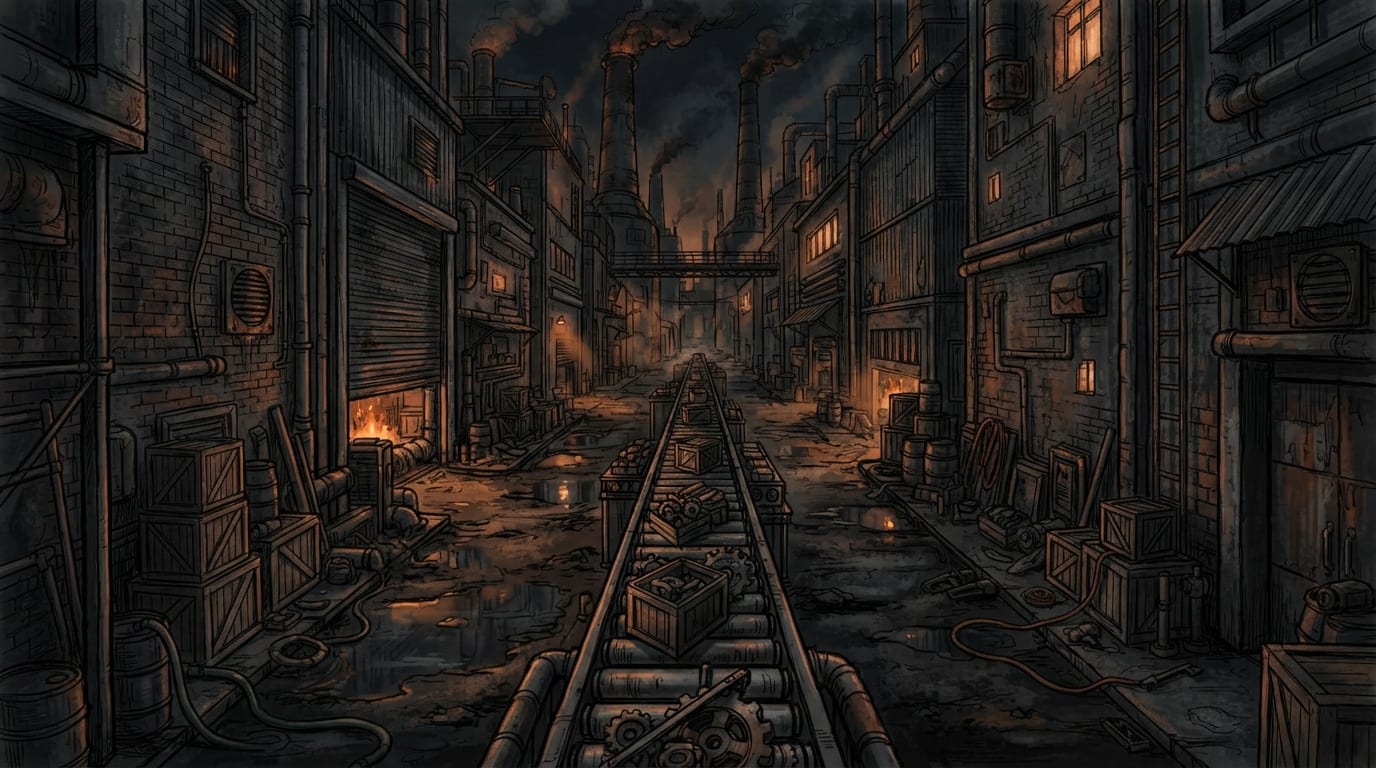 El callejón industrial