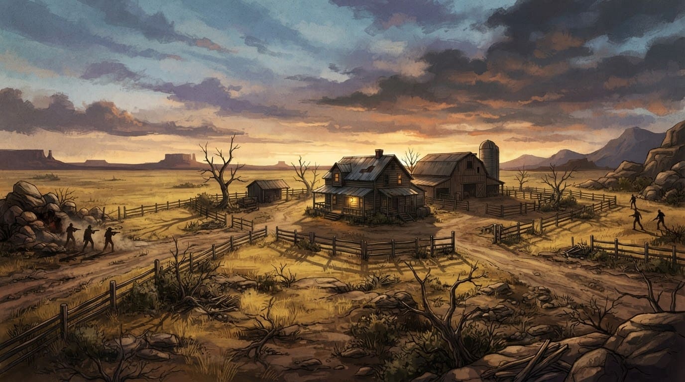 High plains ranch siege