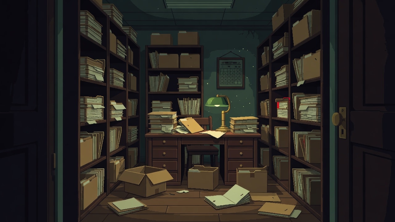 Archive Room Background (Chapter 2) (2 / 2)