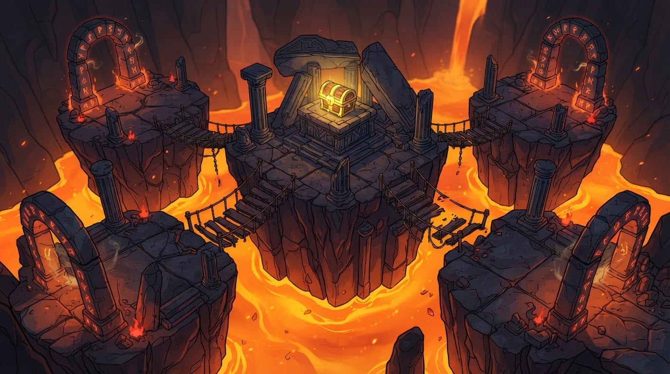 Volcanic Caldera Ruins