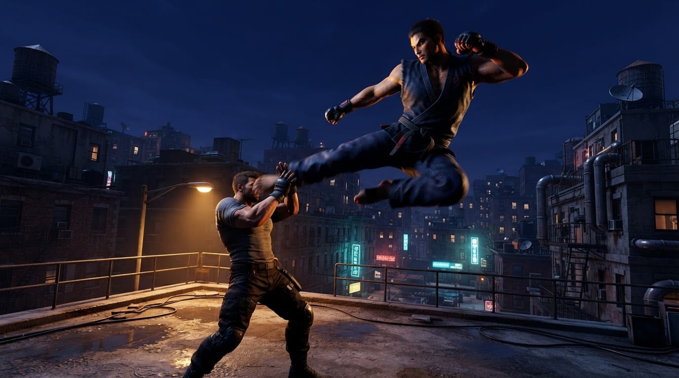 Chain rooftop takedowns