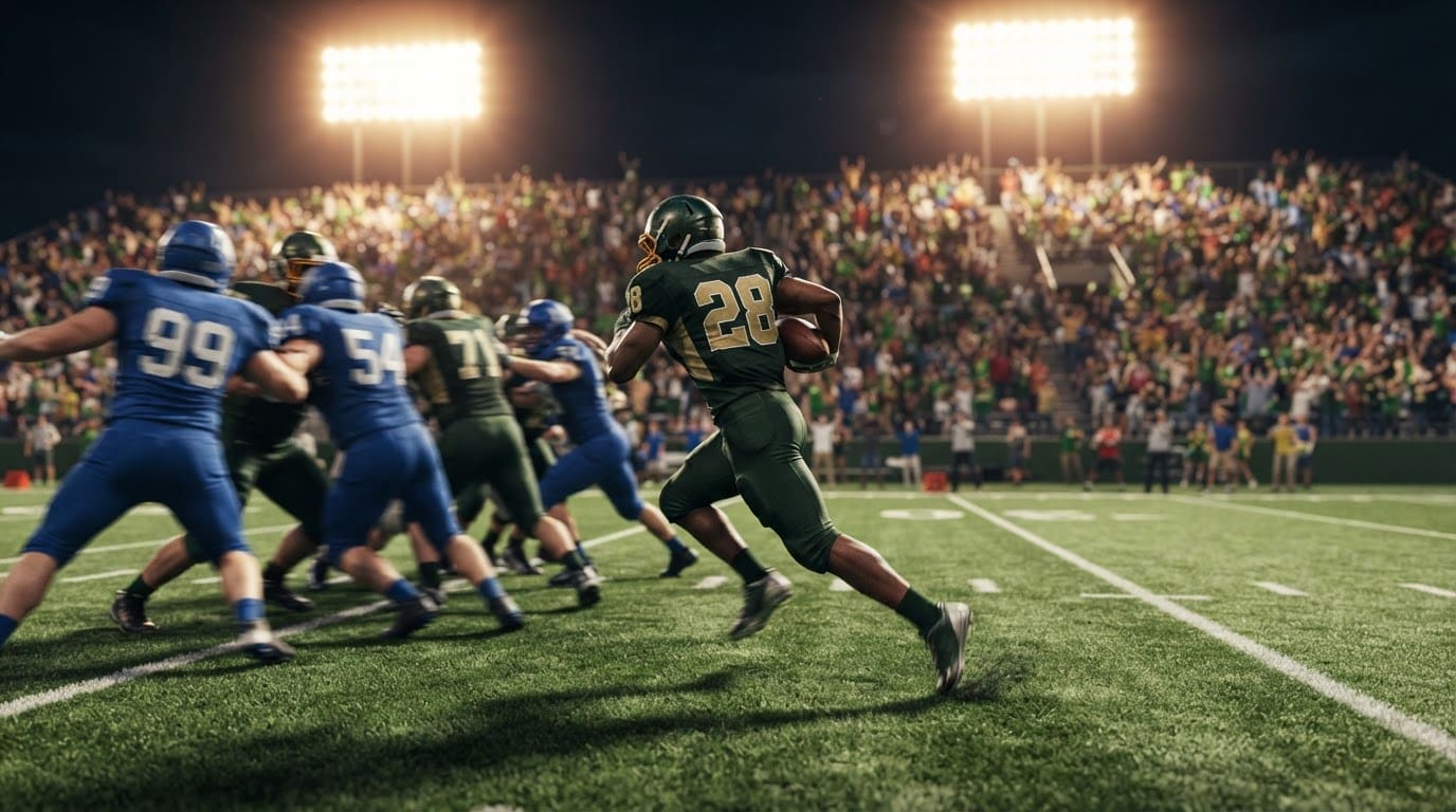Run the ball downfield