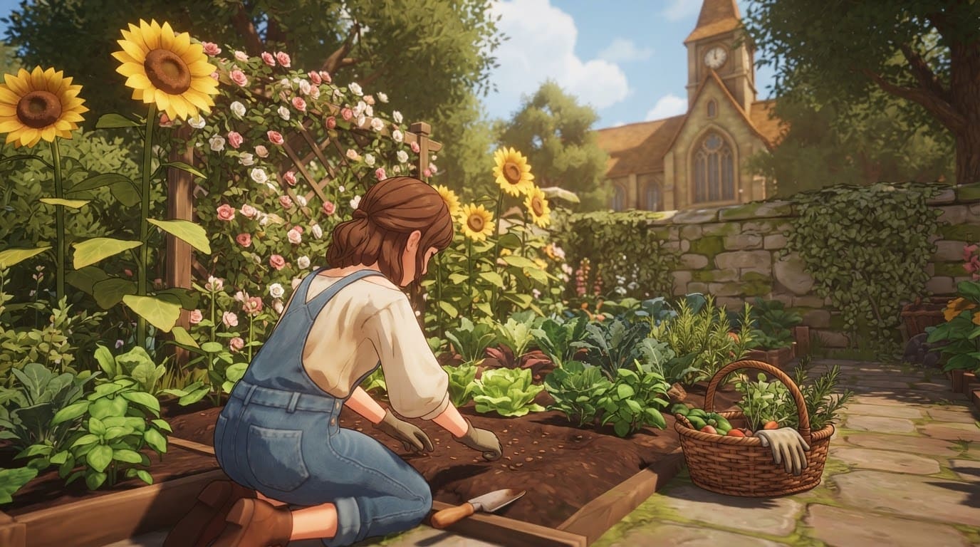 Tend the garden and grow