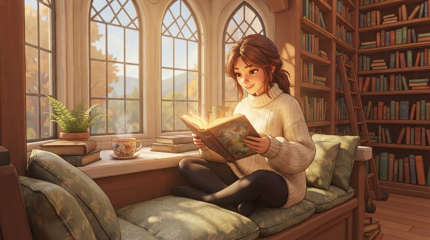 Curl up and read deeply