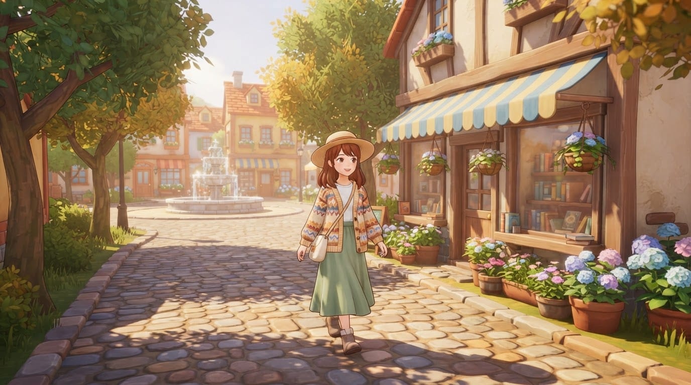 Wander the quiet town