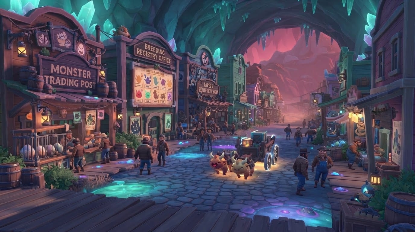 The industrial frontier town — new take