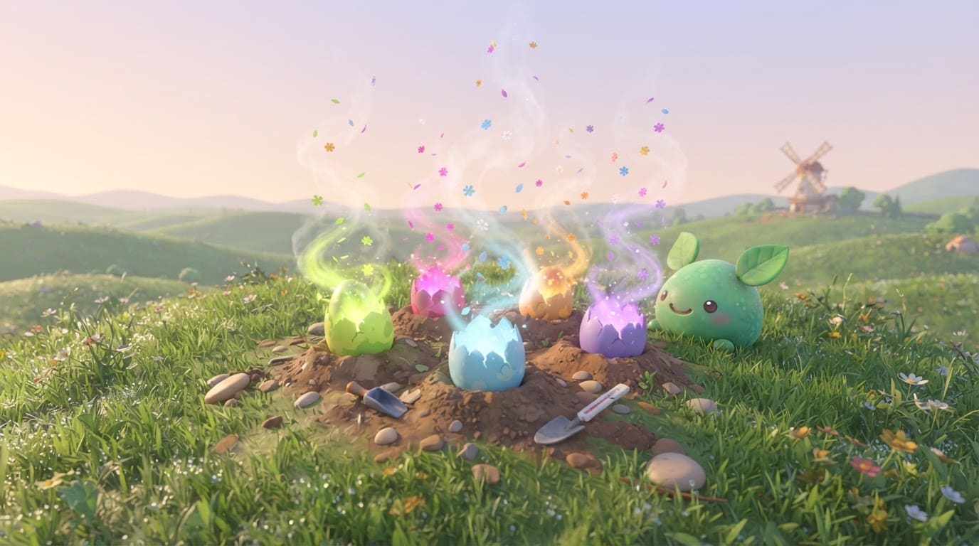 Breed and hatch — hilltop mass hatching